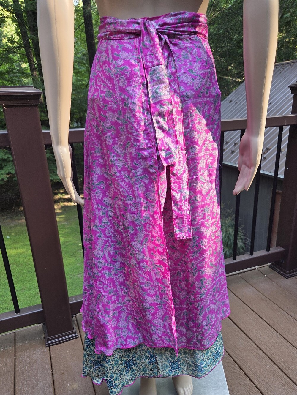 Wevez Magic Wrap Reversible Wrap Skirt